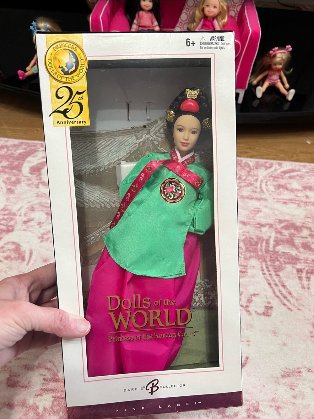 Barbie Dolls of the World Princess of the Korean Court Doll - Green & Pink